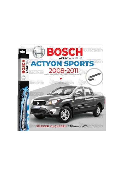 Ssangyong Actyon Sports Muz Silecek Takımı 2008-2011 Bosch Aero N11.5839