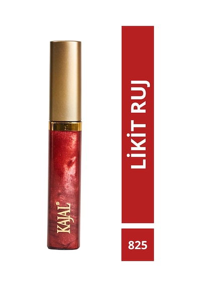 Likit Dudak Parlatıcısı Ruj & Liquid Lipstick No:825 Kırmızı