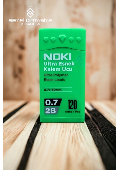 2b Siyah 0.7 Mm Kalem Ucu 120'li Ultra Esnek Kalem Ucu Yeşil Kutu