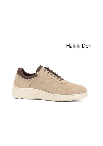 Gönderir Gönderi R Erkek Kum Nubuk Bağcıklı Hakiki Deri Sneaker Ddma85142871