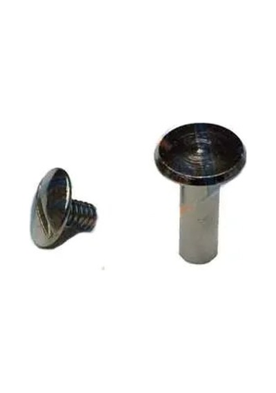 Cntma Cilt Menü, Katalog, Kartela Vidası, 13mm - Nikel, 100 Adet Diğer