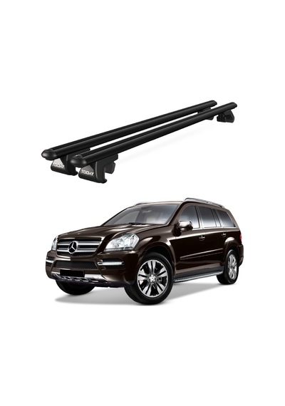 Venüs Mercedes-benz Gl X164 2006-2012 Uyumlu Siyah Ara Atkı Port Bagaj Tavan Barı