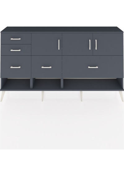 Arges Konsol 3 Raflı 5 Çekmeceli 3 Kapaklı 176x30x99 Antrasit-antrasit Antrasit - Antrasit Arges Konsol 3 Raflı 5 Çekmeceli 3 Kapaklı 176x30x99 Antrasit-antrasit Antrasit - Antrasit