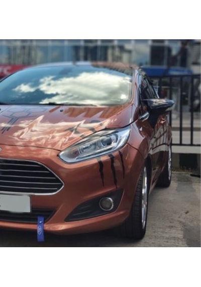Ford Fıesta Mk7 2009 - 2017 Yarasa Batman Ayna Kapağı Parlak Siya
