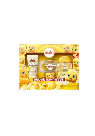 Dalin Bebek Bakım Seti 4 Parça Kutulu Yenidoğan X 2 Set