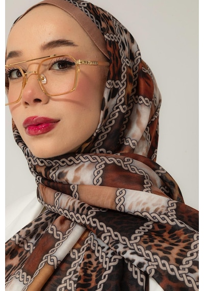 Mimiyum Soft Şal-zincir Leopar - Model 2 Çok Renkli