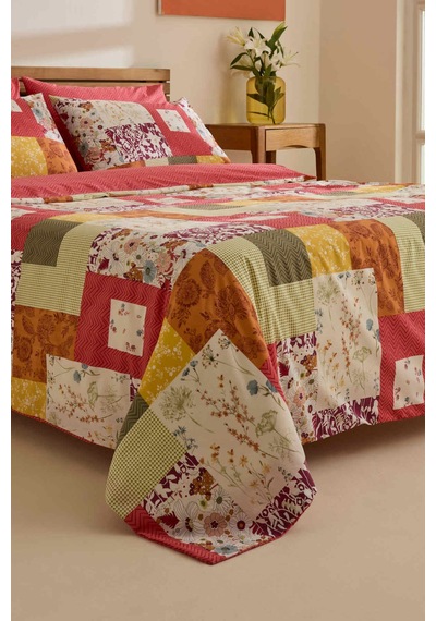 Sarah Anderson Comfora Çift Kişilik Nevresim Takımı Multicolour