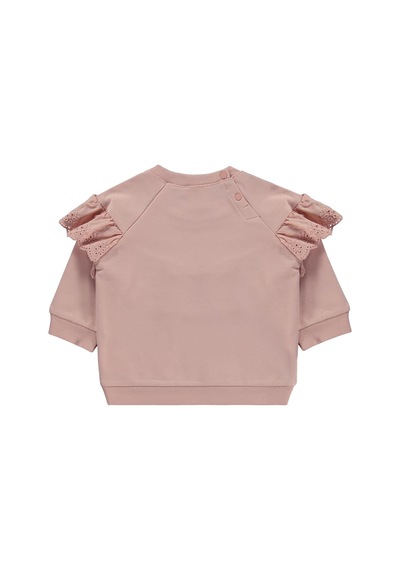 Civil Baby Fırfırlı Basic 6-18 Ay Sweatshirt - Pudra Pudra Pembe