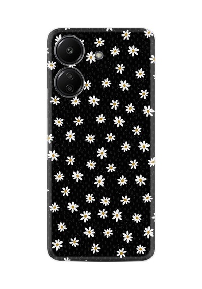 Tecno Spark Go 2024 Kılıf Desenli Silikon Platinium Series Papatyalar 1866