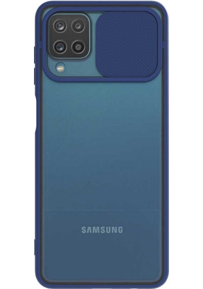 Samsung Galaxy Uyumlu M22 Kapak Lensi Açılır Kapanır Kamera Korumalı Silikon Kılıf