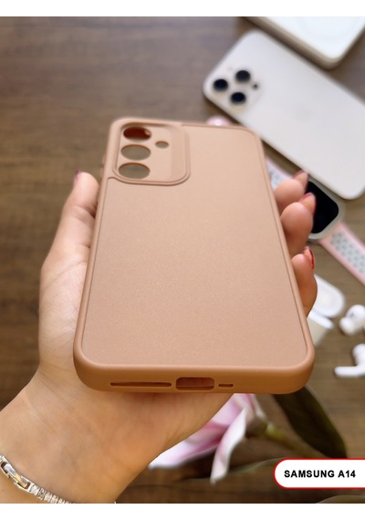 Samsung Galaxy A14 Uyumlu Kamera Korumalı Darbeye Dayanıklı Renk Atmayan Keep Silikon Kılıf Kahverengi Samsung Galaxy A14 Uyumlu Kamera Korumalı Darbeye Dayanıklı Renk Atmayan Keep Silikon Kılıf Kahverengi