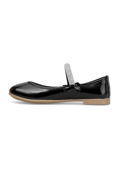 Elit Hy-f-10005-25y Filet Kız Çocuk Babet Siyah Siyah