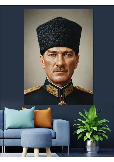 Ahşap Tablo Mustafa Kemal Atatürk İnsan Figürlü Tablolar