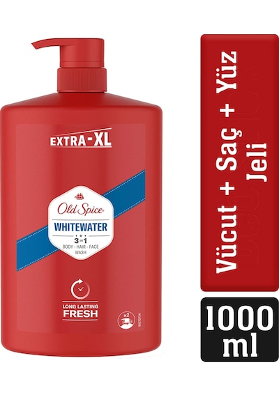 Old Spice Whitewater Erkekler İçin Duş Jeli Ve Şampuan 1 L