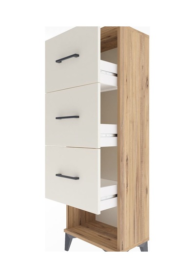 Arges Dolap 3 Çekmeceli 44x30x134 Çam-aytaşı Atlas Çam