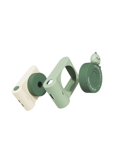 Zoo Family Dino Green C5  Dijital Kamera Ve Fotoğraf Makinesi