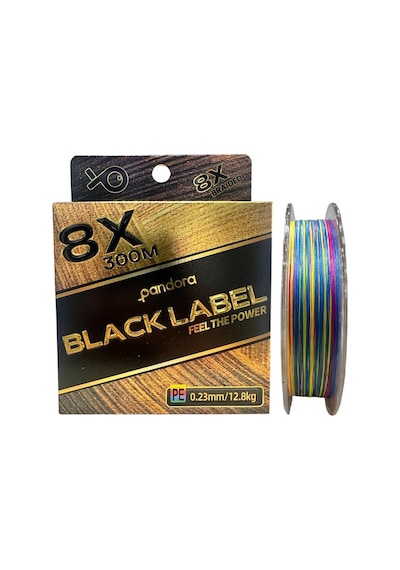 Pandora Black Label 8x 300 Mt 0.23mm İp Misina Multi Color