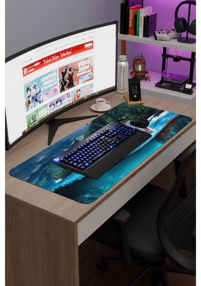 Far Cry Kaymaz Dikişli Kauçuk Oyuncu Mousepad V5 - 90x40 Xxl Gaming Mouse Pad Fare Altlığı