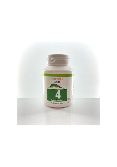 Schüssler Dr. Tuzları Kalium Chloratum Mineral Tuz No.04