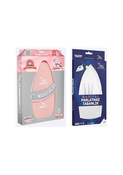 Eym Gazella Ütü Altlığı + Ütü Masası Kılıfı Bezi 50 X 135 Cm Pudra Set Diğer