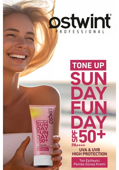 Ostwint Tone Up Ton Eşitleyici Pembe Güneş Kremi SPF50+ 90 ML