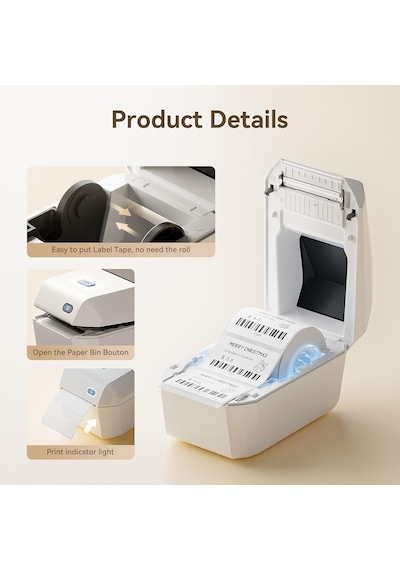 Niimbot K3B Etiket Yazıcı Krem