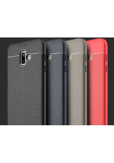 Samsung Galaxy Uyumlu J6 Plus Kilif Deri Tarzi Niss Silikon Case 389468114