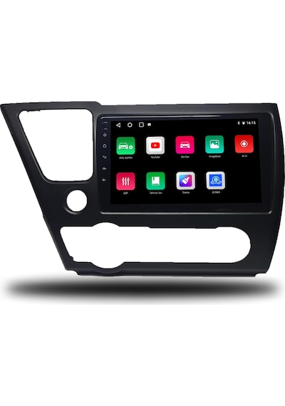 Navigo Honda Civic Amerikan Android Carplay Multimedya 2014-2015 2gb Ram + 32gb Hafıza + 4 Çekirdek