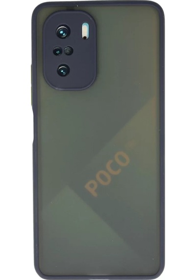 Newface Xiaomi Poco F3 Kılıf Montreal Silikon Kapak - Lacivert