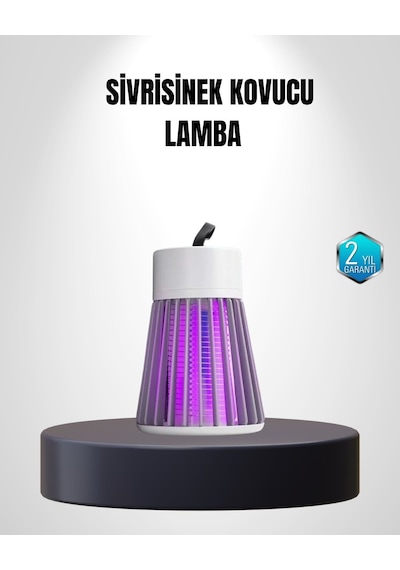2000 Mah Şarjlı Sivrisinek Kovucu Lamba Kimyasalsız Güvenli Ve Taşınabilir