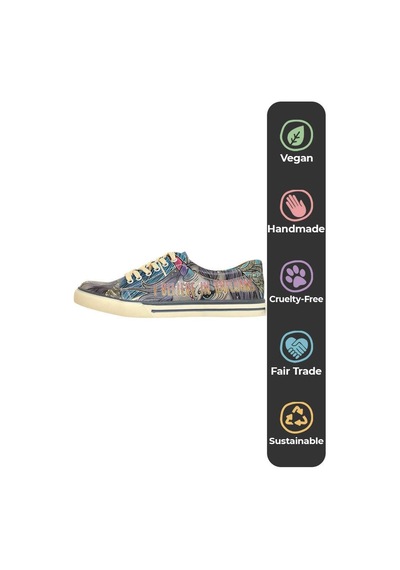 Kadın Vegan Deri Çok Renkli Sneakers - I Believe In Unicorns Tasarım