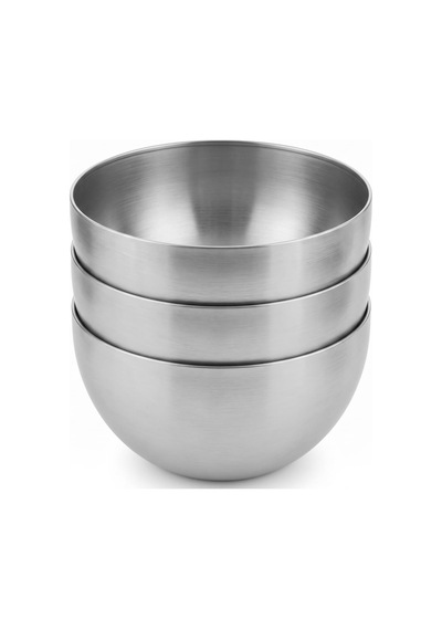 Yuvarlak Metal 3'lü Çerezlik, Küçük Çerez Kasesi, Saklama Kabı Takımı, Sosluk Sos Kasesi, Lokum Çikolata Fındık Fıstık Kuruyemiş Sunum Seti Paslanmaz Çelik