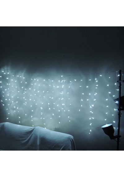 Sunlight Saçak Led Perde Aydınlatma 2M İç Mekan Sarkıt Beyaz