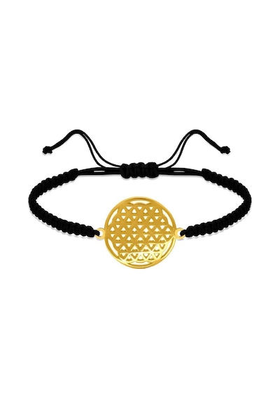 Brezza Lusso Jewelry Yaşam Çiçeği Makrome İpli Gümüş  Bileklik