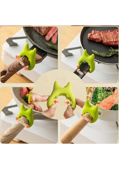 Mainshop 4 Adet Tavaya Tencereye Takılan Kaşık Kepçe Koyma Aparatı M-50