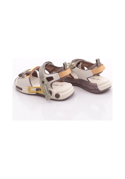 Pepino 1947 Çocuk Filet Sandalet Krem Kahve Yağ Yeşili