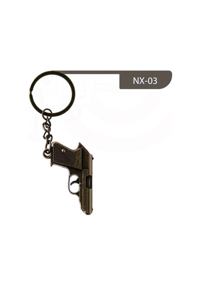 Anahtarlık Gerçekçi Özel Tasarım Kod : Nx-03a Beyaz - Gri