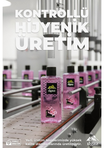 Ilgaz Japon Kiraz Çiçeği Kolonyası 2'li Set 80 Derece 400 Ml Elegance Series