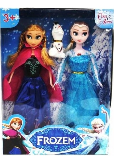 Disney Frozen Elsa Anna Olaf Oyuncak Bebek Seti