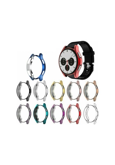 Samsung Uyumlu Galaxy Watch 4 40Mm Silikon Kapak Kılıf Ekran Koruyucu