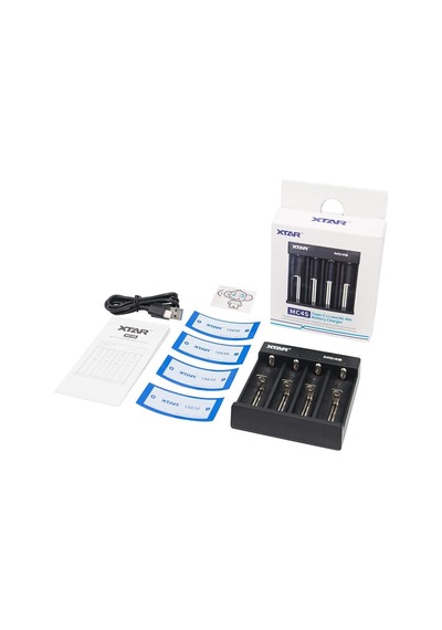 Xtar 18650 Akıllı Şarj Cihazı Xtat Mc4s Usb C 16340 Lityum İyon Bataryalar Ve Nı-cd İçin Aynı Zamanda 18650 Bataryalar İçin