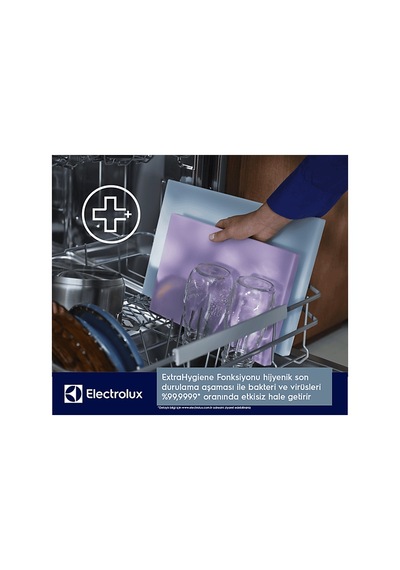 Electrolux EEM48300IX A Enerji Sınıfı 5 Programlı Ankastre Bulaşık Makinesi Beyaz