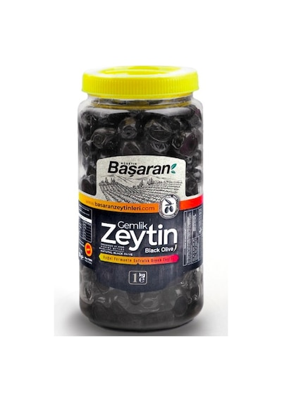 Başaran Gemlik Yağlı Süper Siyah Zeytin 1 KG