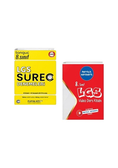 8. Sınıf Lgs Süreç Denemeleri+8. Sınıf Lgs Video Ders Kitabı