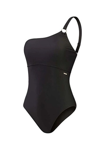 Speedo Spdscu Asymtrc 1pc Af Blk Kadın Yüzücü Mayosu 8-0036990001 Siyah