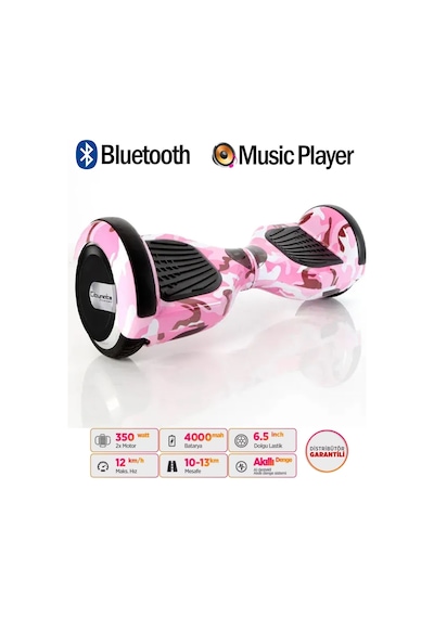 Citymate Elektrikli Kaykay Hoverboard Akıllı Denge 6.5 Inch + Hoverkart + Çanta Extrem Paket D05