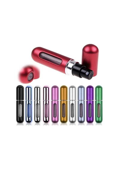 4 Ml Parfüm Şişesinden Çanta Içi Mini Doldurulabilir Seyahat Cep Yedek Parfüm Şişesi 5 Adet
