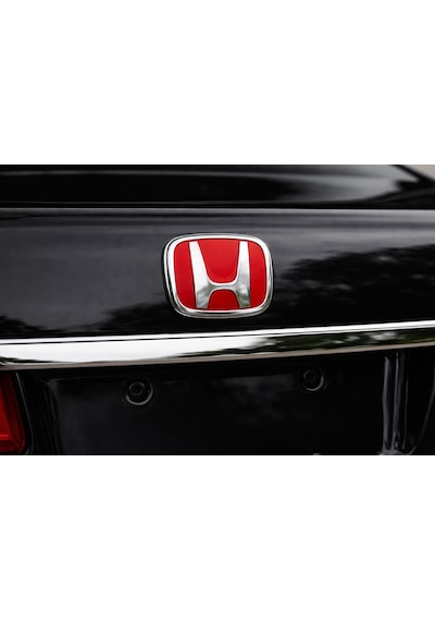 Honda Cıvıc 1992-1995 Eg Kasa Uyumlu Oem Kırmızı Arka Bagaj Logo Amblem