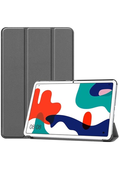 Huawei Uyumlu Matepad 10.4 Kılıf Arkası Silikon Pu Deri 360 Koruma Sc.