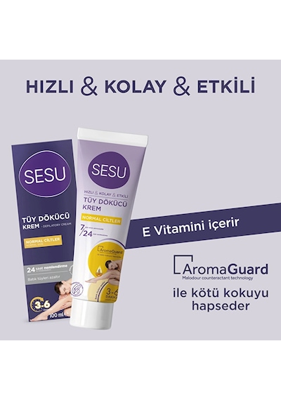 Tüy Dökücü Krem & Normal Ciltler İçin 100ml